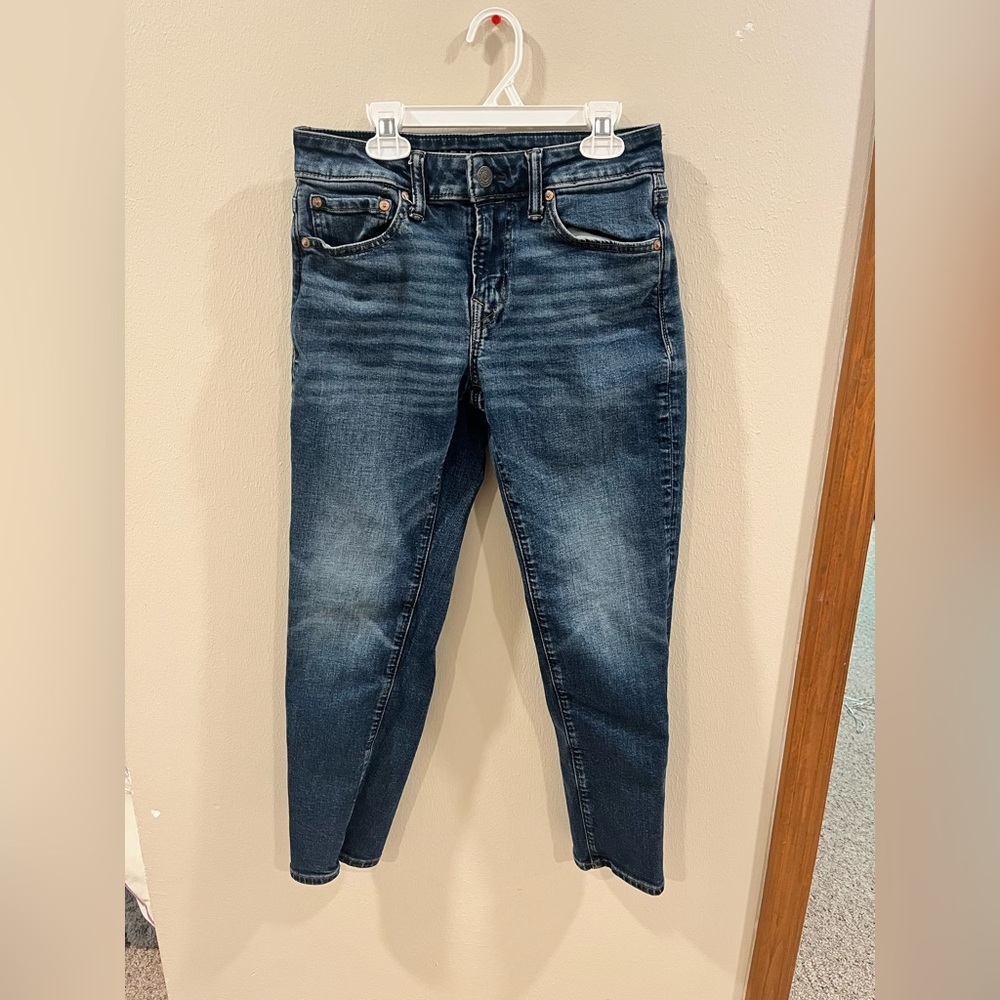 American Eagle Men’s Airflex+ Skinny Jeans Blue Wash 26x28